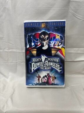 Mighty Morphin Power Rangers: The Movie VHS - Colorful Ranger Cover